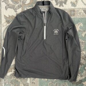 Ralph Lauren Dark Gray Quarter-Zip Jacket